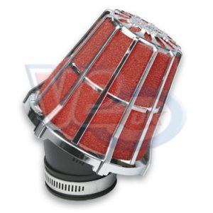 MALOSSI 38mm E5 CHROME ANGLED SPORTS AIR FILTER – DELLORTO PHVA-PHBN, MIKUNI