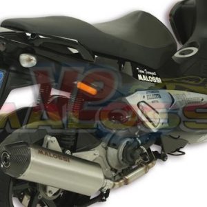 MALOSSI RX EXHAUST – STAINLESS STEEL & CARBON FIBRE – E-MARKED