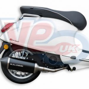 MALOSSI RX BLACK EXHAUST SYSTEM – fits PRIMAVERA + SPRINT 125-150 iGet 2016 on