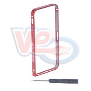 RED MALOSSI METAL BUMPER FOR IPHONE 5 AND IPHONE 5S