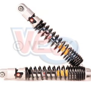 MALOSSI TWINS REAR SHOCK ABSORBERS – PAIR – PIAGGIO X8 125-200-250