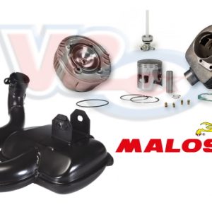 MALOSSI PVC STICKER KIT – WHITE BASE