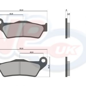 DISC PADS – MALOSSI SPORT – FRONT