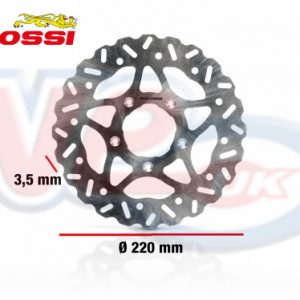 MALOSSI WHOOP BRAKE DISC – 220MM – 5 HOLE – FRONT