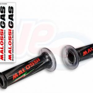 HANDLEBAR GRIPS – GAS MALOSSI – WITH OPEN END FOR END WEIGHTS