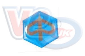 PIAGGIO HEX STICK ON BADGE 26MM