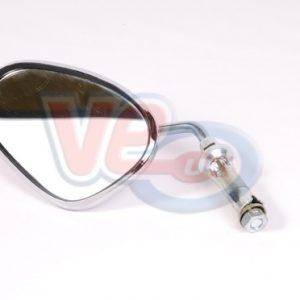 RIGHT HAND BAR END MOUNTING MIRROR – CHROME