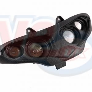 4 BULB HALOGEN HEADLAMP – CARBON FIBRE LOOK