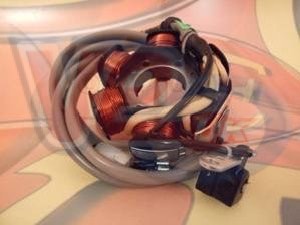 STATOR PLATE – EARLY TYPE WITH LONG WIRES FOR NON CAT MODELS