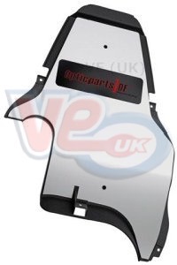 OPTIC PARTS FLAT SILVER ANODISED REAR UNDERTRAY TRIM – SCREW ON