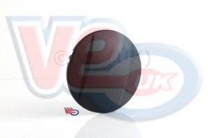 BLACK PLASTIC ROUND COVER FOR ENGINE SIDE CASING – PIAGGI NUMBER CM155102