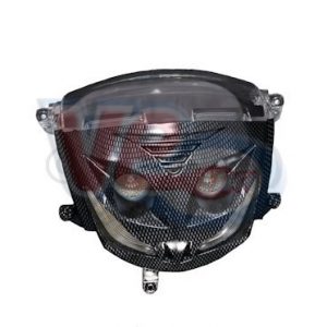 TWIN HEADLAMP – CARBON LOOK