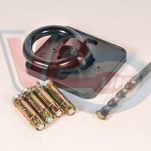 GROUND ANCHOR BY LUMA – SOLID RING TYPE FOR USE WITH CHAIN OR COIL LOCKS