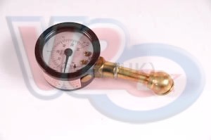 RETRO BRASS TYRE PRESSURE GUAGE