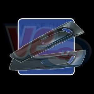 BCD BLACK SIDE FLOOR TRIMS – VENTED – END OF LINE CLEARANCE PRICE