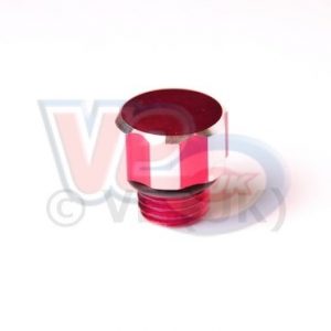 ALLOY OIL FILLER PLUG – ANODISED RED