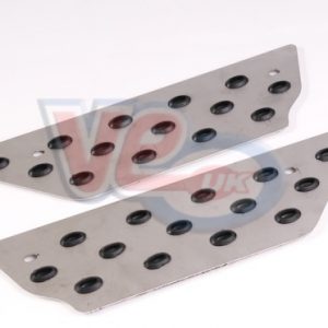 STAINLESS STEEL FLOORPLATES WITH RUBBER INSETS