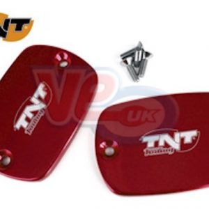 MASTER CYLINDER COVERS – PAIR – ANODISED RED