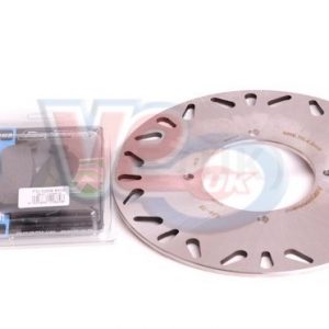 REAR BRAKE DISC AND BKS DISC PAD SET