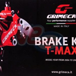 GRIMECA BRAKE KIT – 2 FLOATING DISCS – 2 FOUR PAD CALIPERS – RADIAL MASTER CYLINDER
