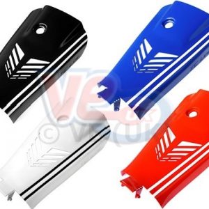 OPTICPARTS TC LINE STAINLESS STEEL BATTERY COVER – BLUE PAINTED