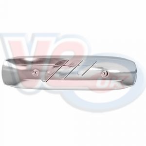 EXHAUST HEAT SHIELD – CHROME – FOR CARB MODELS WITH 200mm HOLE SPACING