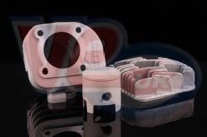 ATHENA HPR 70cc ALLOY CYL KIT with 47.6mm BORE and 12mm PIN for LATER EURO 2 MOTORS