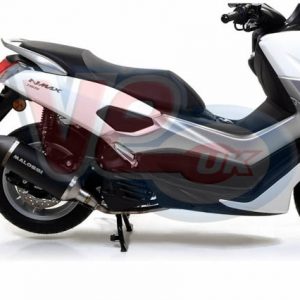 MALOSSI RX BLACK EXHAUST SYSTEM – fits N-MAX 125 euro 4 2017 on