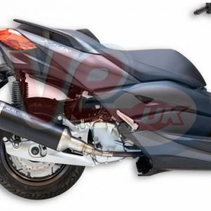 MALOSSI RX BLACK EXHAUST SYSTEM – fits YAMAHA X-MAX 125 EURO 4 2018 on