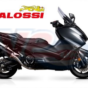 MALOSSI BLACK MAXI WILD LION FULL EXHAUST SYSTEM – E-MARKED