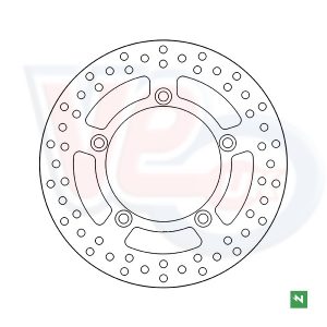 BRAKE DISC – 260MM X 121MM – 5 HOLE – FRONT
