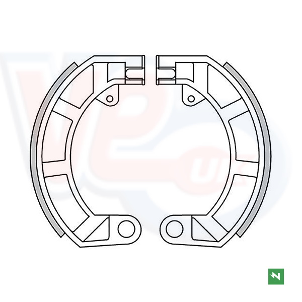 BRAKE SHOES NEWFREN REAR VE UK