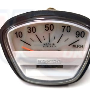 SPEEDOMETER ASSY WITH  WHITE FACE – 90MPH