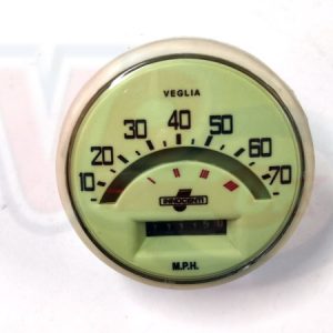 SPEEDO ASSY 70MPH ORIGINAL STYLE WITH PALE BLUE FACE