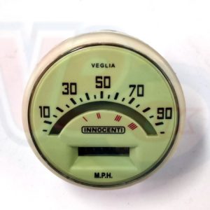 SPEEDO ASSY 90MPH ORIGINAL STYLE WITH PALE BLUE FACE