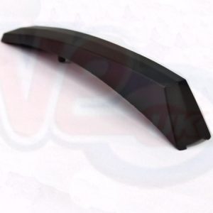 FRONT MUDGUARD CREST – BLACK – SQUARE STYLE – 200mm LONG 90mm PIN SPACING