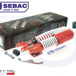 SEBAC FRONT AND REAR DAMPER SET – RED & WHITE