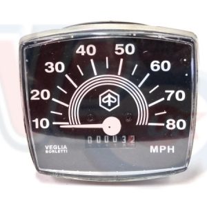 REPLICA SPEEDO ASSY – BLACK FACE 80mph – VESPA 50 SPECIAL