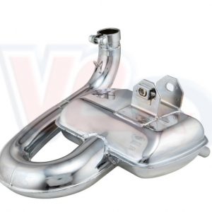 SIP ROAD 3 EXHAUST – CHROME – VESPA PX 125-150 – LML 125 2t