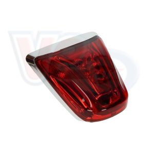 TAIL LAMP UNIT – RED LENS WITH CHROME BODY – VESPA PRIMAVERA-SPRINT