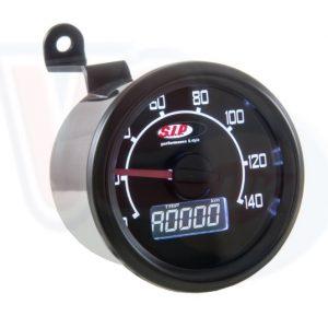 SIP SPEEDOMETER AND REV COUNTER BLACK – V90-V100