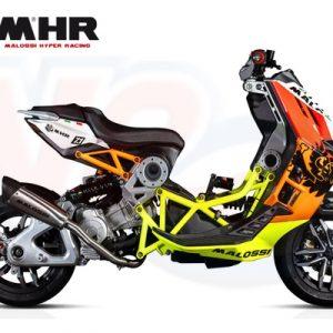 MALOSSI RX MHR EXHAUST SYSTEM – ITALJET DRAGSTER 125-200 4t