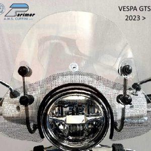 CUPPINI SHORT FLYSCREEN with BRACKETS – VESPA GTS 2023 on MODELS