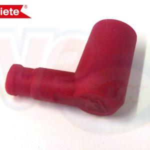 ARIETE SILICONE 90 DEGREE SPARK PLUG CAP – RED