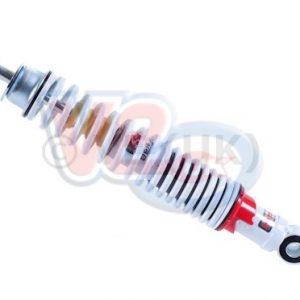 REAR DAMPER – WHITE+RED – 2 REQUIRED PER BIKE