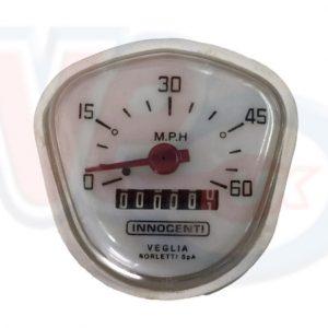 SPEEDO ASSY – 60MPH – LAMBRETTA J SERIES
