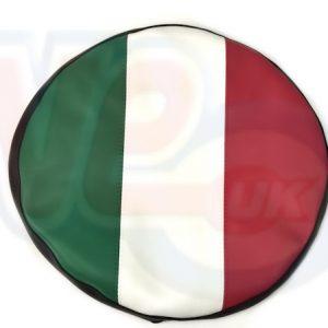 ITALIAN FLAG VINYL 8 SPARE WHEEL COVER