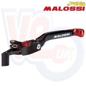 MALOSSI BLACK & RED ADJUSTABLE (LEFT) REAR BRAKE LEVER – YAMAHA T-MAX 560