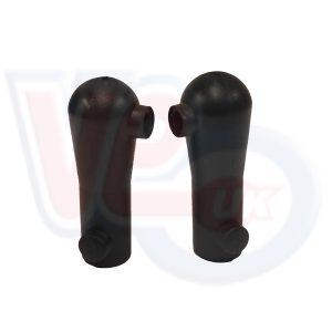 PAIR – BLACK RUBBER STAND FEET FOR 20mm STANDS – MADE IN ITALY