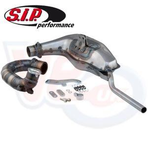 SIP RACING CLUBSPORT EXHAUST for CYLINDERS WITH TS1 FLANGE – LAMBRETTA SERIES 1-2-3